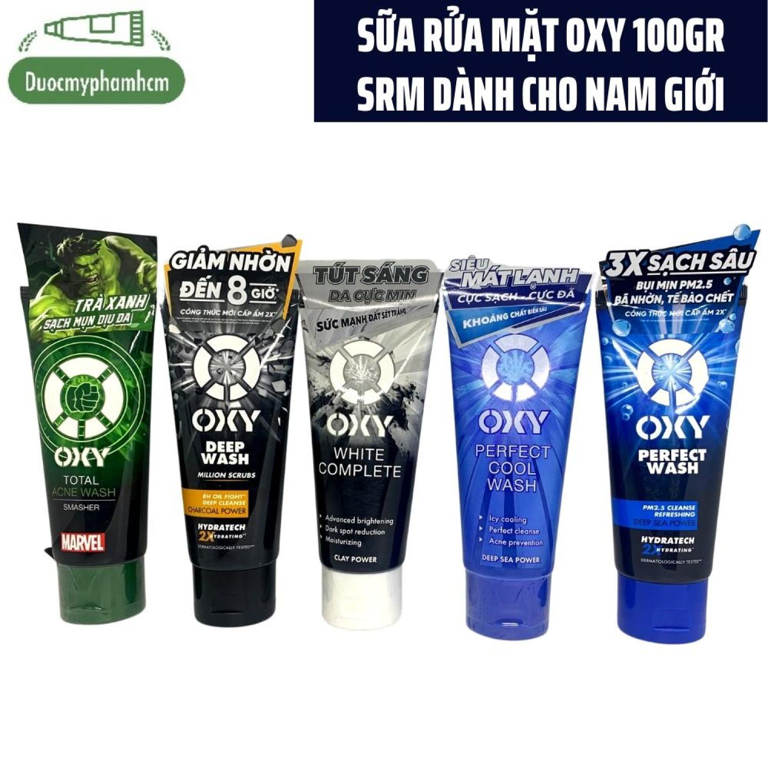 Sữa rửa mặt Oxy sạch khuẩn mụn kiểm soát nhờn, Total Anti Acne 100g