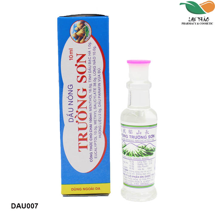 [HCM]LẺ 1 CHAI DẦU NÓNG TRƯỜNG SƠN 10ML