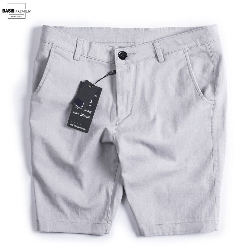Quần Short Nam Kaki Màu Phong Cách Hàn Quốc