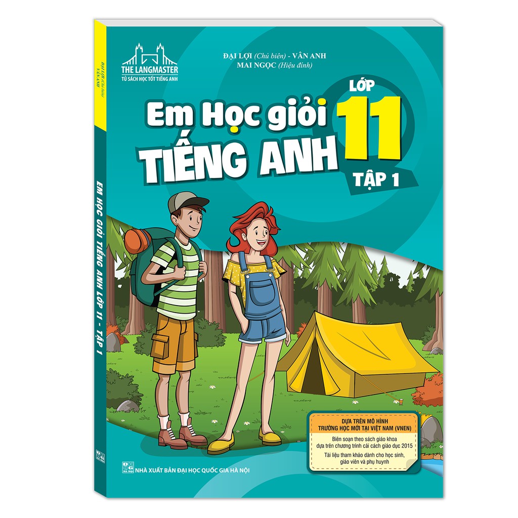 Sách - Em học giỏi tiếng Anh lớp 11 tập 1 Có mã cào sau bìa sách
