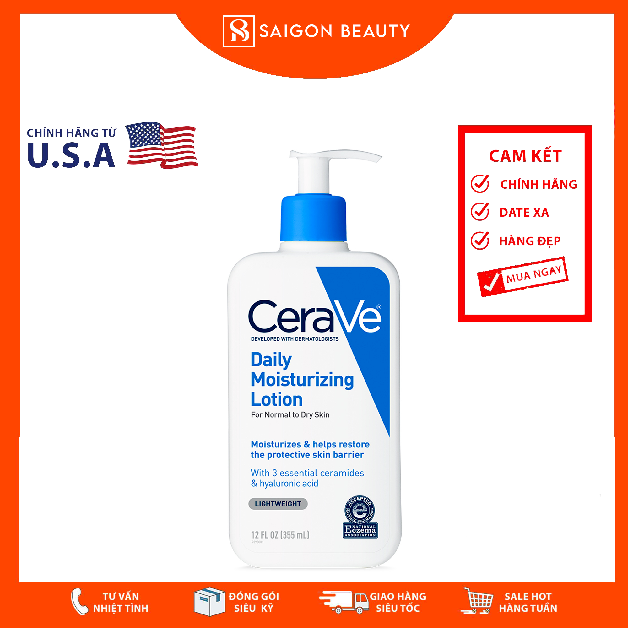 Sữa dưỡng CeraVe Daily Moisturizing Lotion