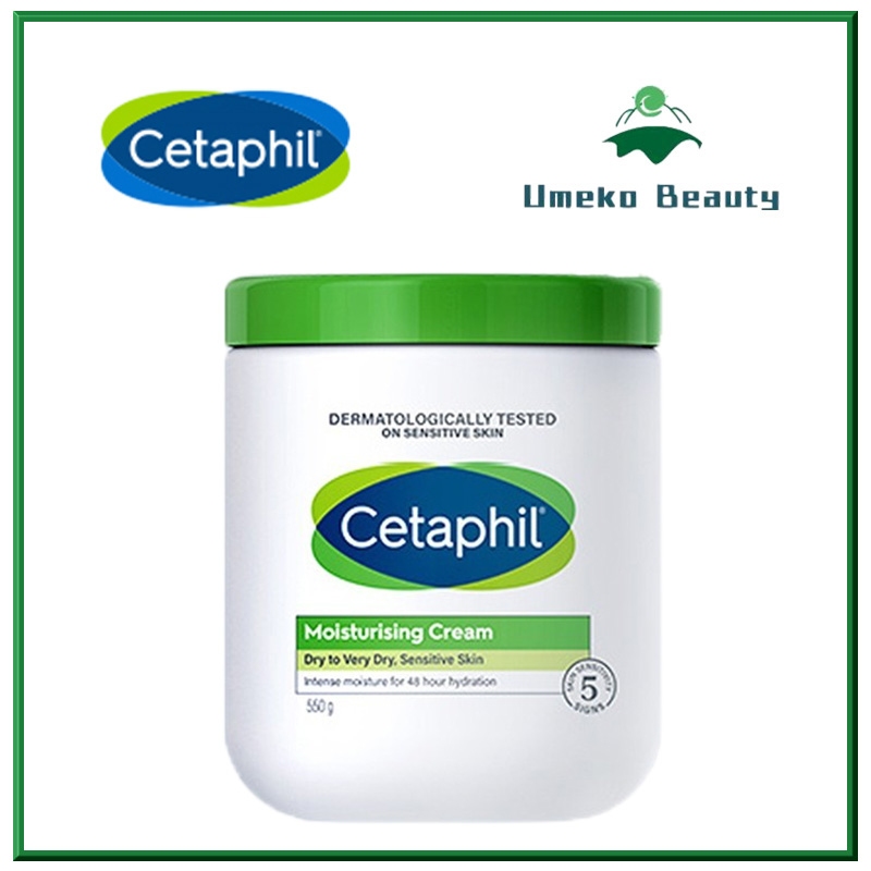 Dưỡng ẩm Cetaphil moisturising Cream 550g Dưỡng ẩm da, giữ ẩm, cấp nước, làm căng bóng da cho da khô và nhạy cảm