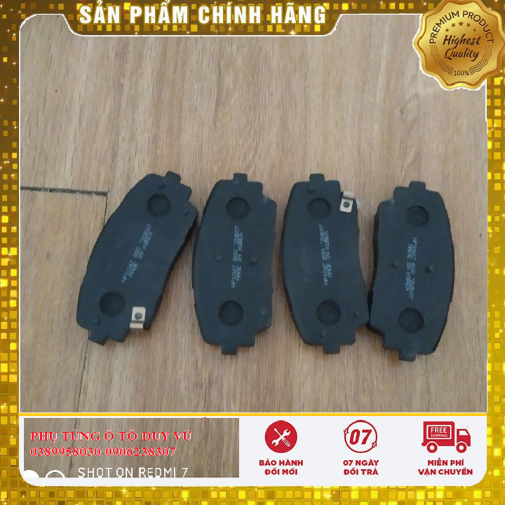 má phanh trước ( bố thắng trước ) kia morning 1 bộ 4 cái
