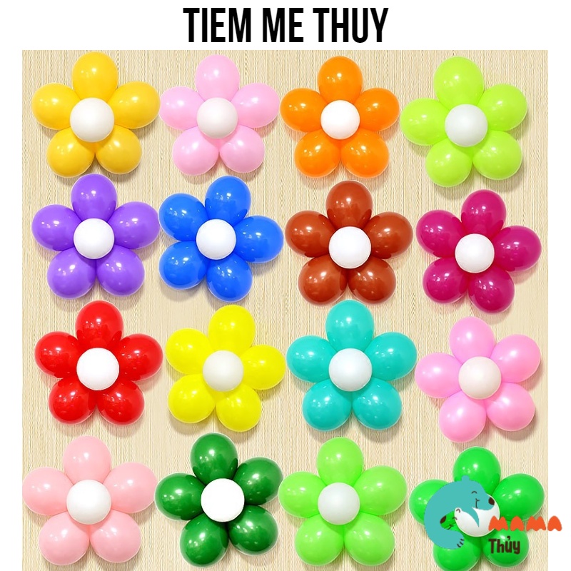 Tiệm mẹ Thủy - 5 Miếng nhựa kết bóng tạo hình bông hoa