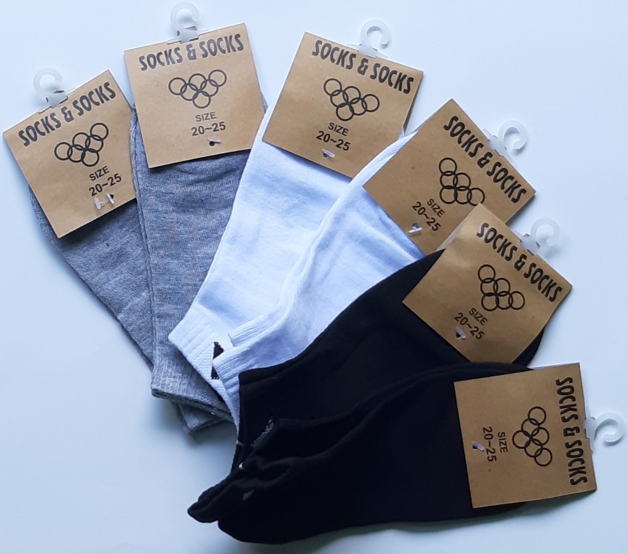 Bộ 6 Đôi Tất Vớ Nam Cổ ngắn - giá rẻ vải đẹp, giao màu ngẫu nhiên