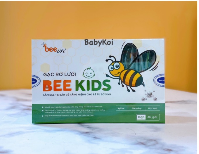 Gạc rơ lưỡi Bee Kids