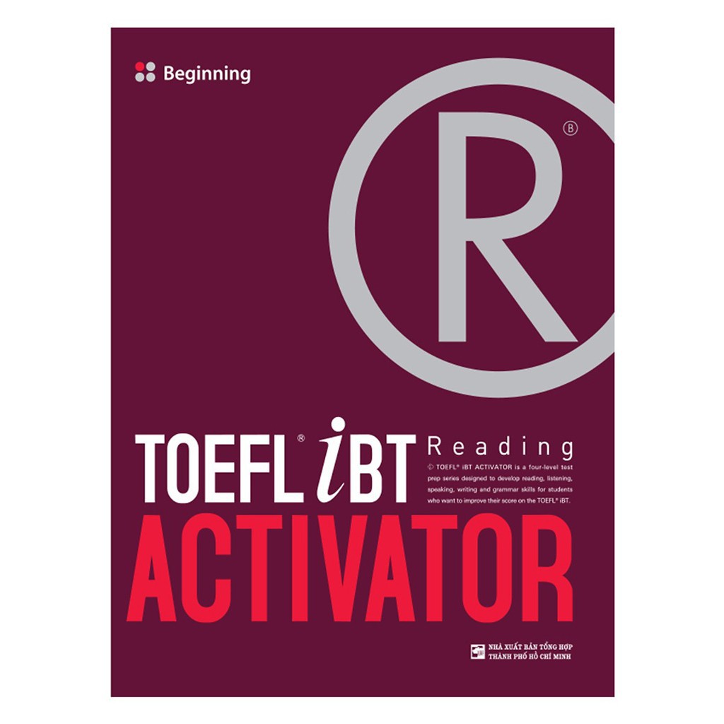 Ns minh tâm - sách - toefl ibt activator reading: beginning