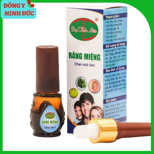 Sỉ 10chai Tinh dầu răng miệng DẠ THẢO LIÊN 5ml Mẫu mới