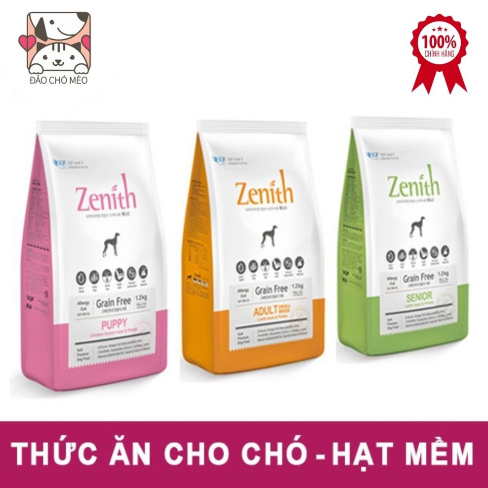 Thức ăn cho chó - Hạt mềm Zenith (Đủ mọi lứa tuổi và giống chó) Rất thơm ngon và bổ dưỡng - Đảo Chó Mèo