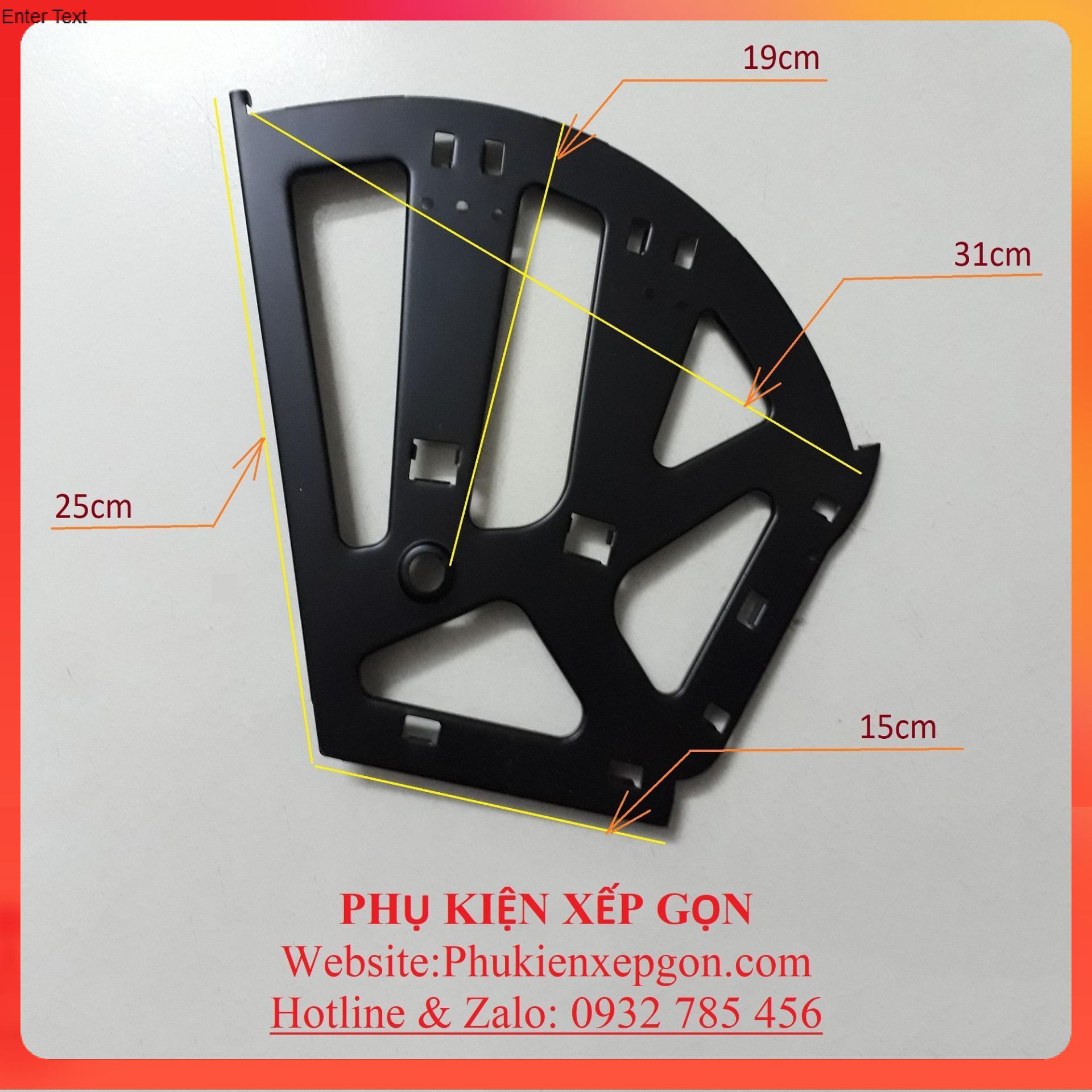 Bản lề tủ giày thông minh 3 ngăn, sắt sơn tĩnh điện (cặp).