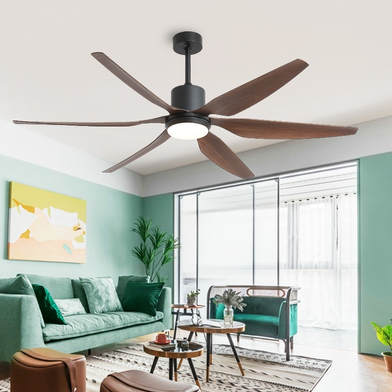 (BẢO HÀNH) Quạt Trần Đèn Lõi Đồng Cánh Nhựa 6 Tốc Độ Gió Đèn Led 3 Chế Độ Ánh Sáng,Có Đảo Chiều Hút Ẩm,Bảo Hành 5 Năm