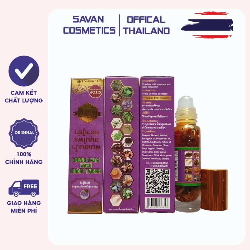 01 dầu puya brand 19 vị thảo dược thái lan