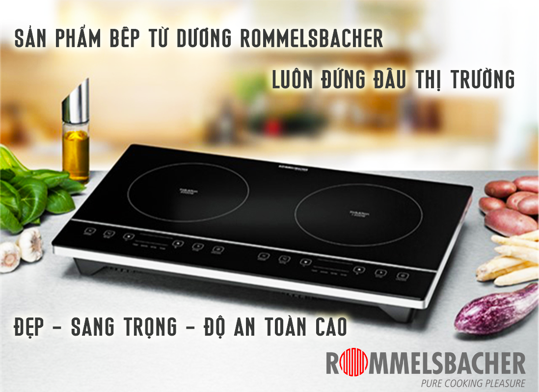 Bếp từ rommelsbacher chlb đức mã số ct 3405/in - hàng chính hãng