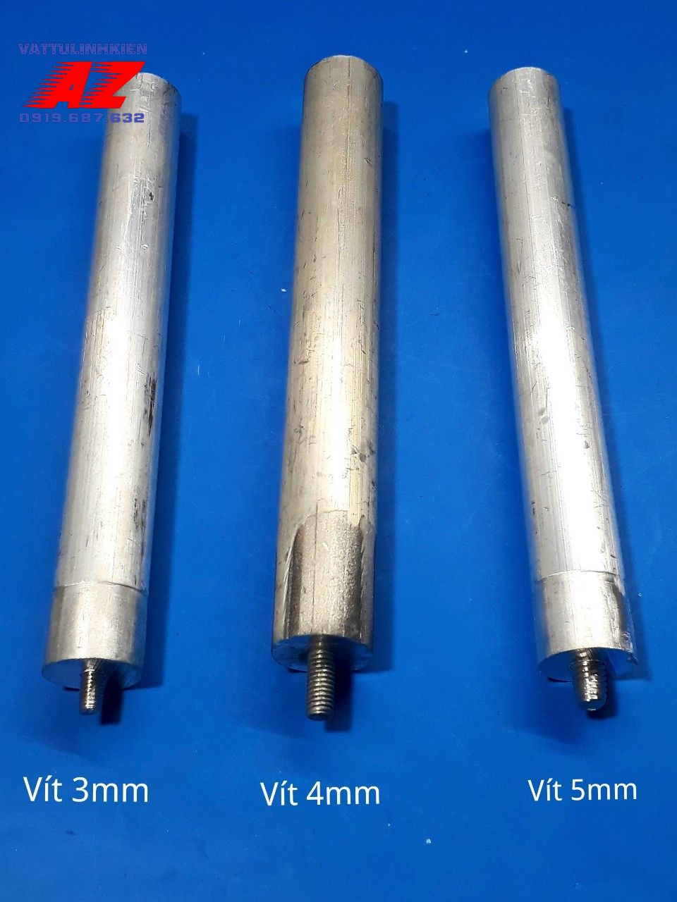Thanh Magie chống bám cặn cho Bình nóng lạnh vít 3mm-4mm-5mm