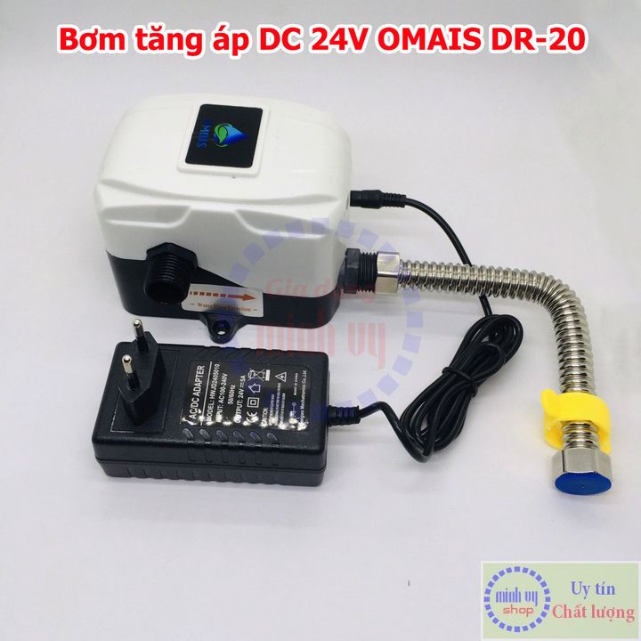 Bơm tăng áp vòi sen - máy giặt - omais 24v dc dr-20