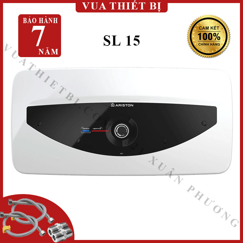 Ariston sl 15 lít ngang- slim 15 - bình nóng lạnh gián tiếp