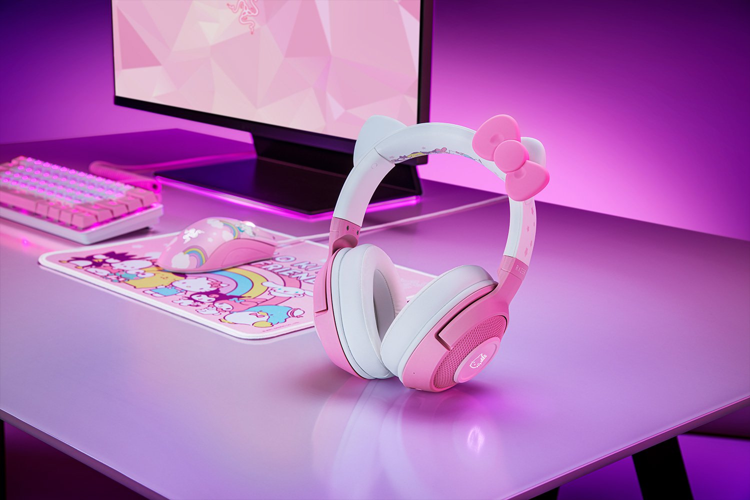 Tai nghe Razer Kraken BT Headset-Hello Kitty and Friends