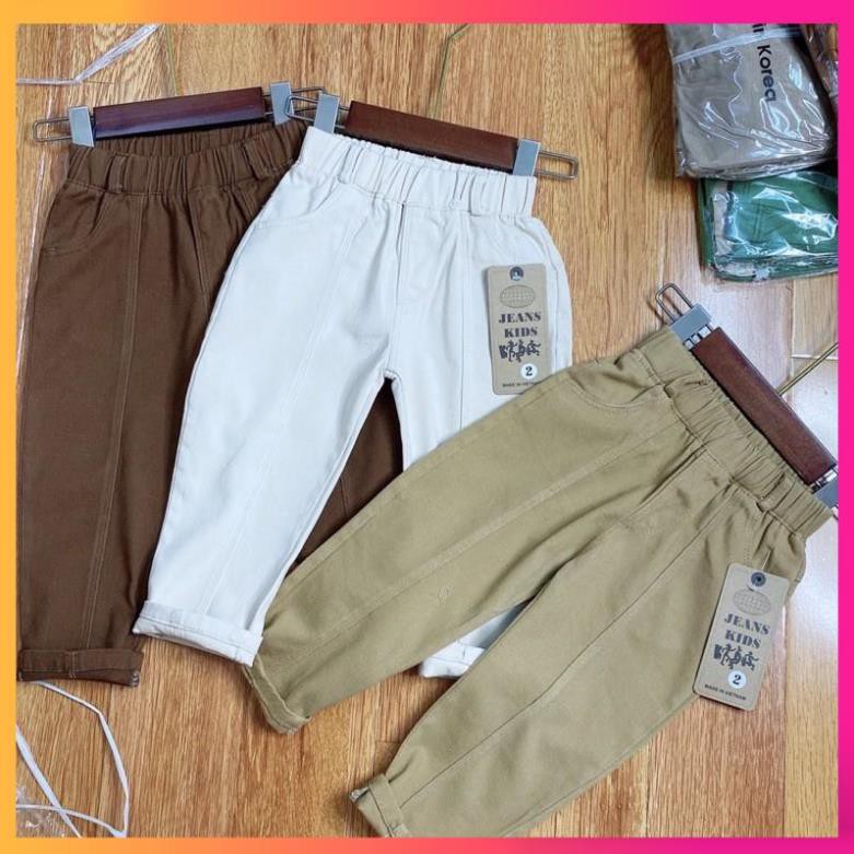 Quần 4 Túi Kaki Cho Bé 8-33kg❤️Quần Kaki Dài Cho Bé Trai, Bé Gái