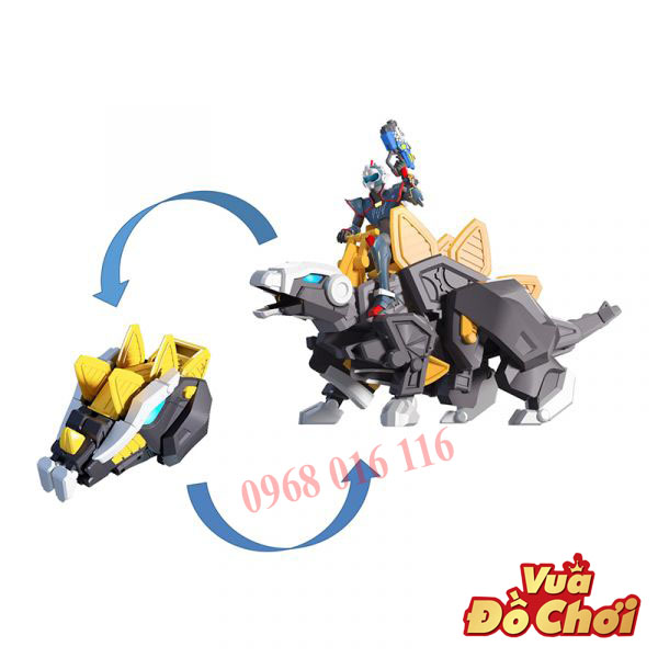 Biệt đôi siêu nhân nhí - Khủng long Stegos băng giá & Siêu nhân Leo Thiên tài