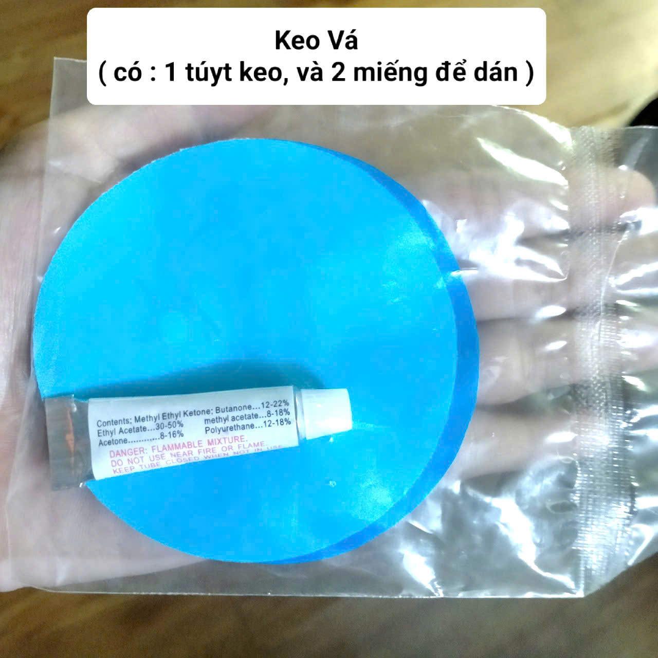 Bộ dụng cụ sửa chữa vật liệu PVC Bơm hơi Nệm ô tô Bể bơi Thuyền bơi Sửa chữa vòng vá keo dán