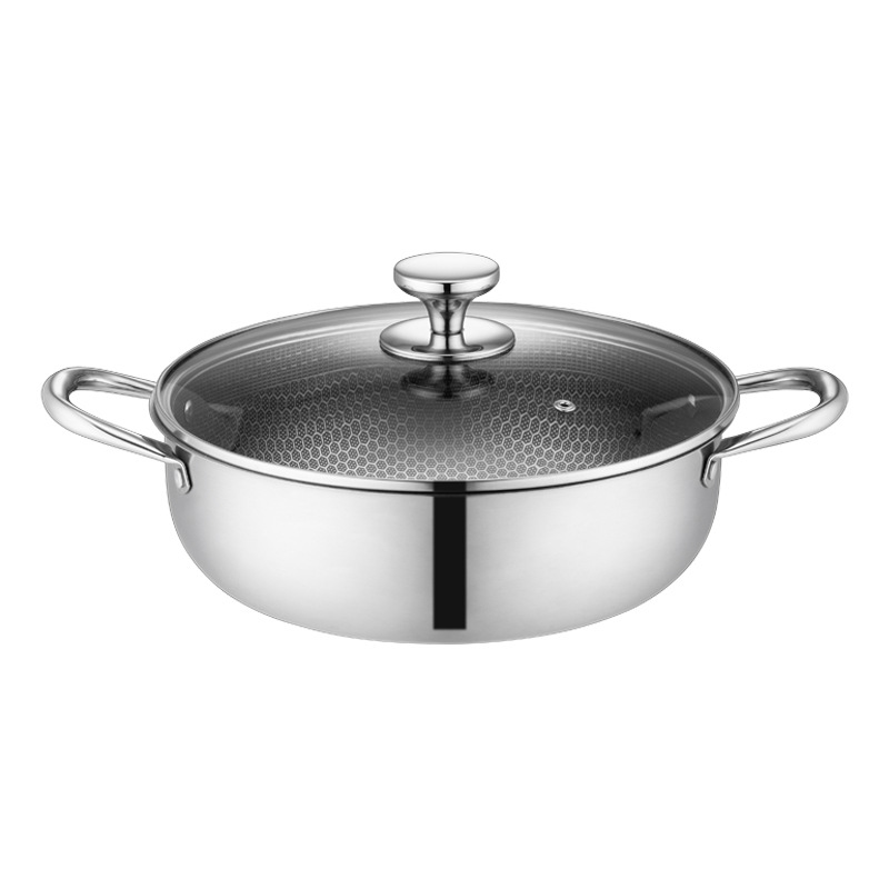 Chảo chống dính cao cấp vân tổ ong 28cm đa dụng chiên xào nấu, chảo tổ ong chống trầy xước, chảo chố