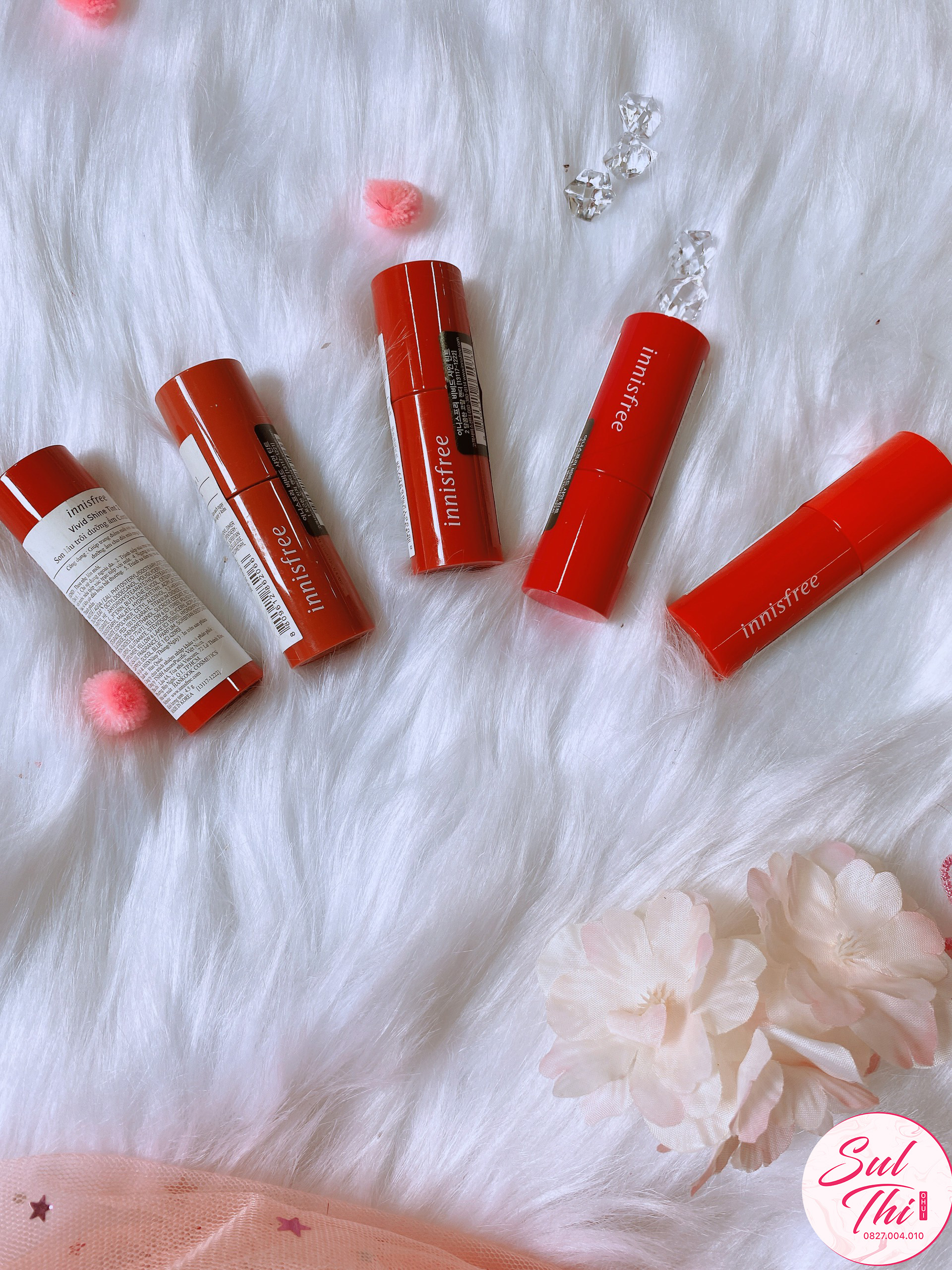 Son tint bóng nhẹ innisfree vivid shine tint
