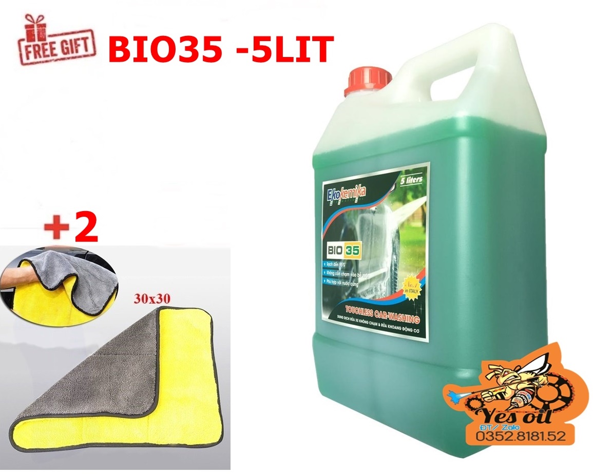 Dung dịch rửa xe không chạm bio35 5lit