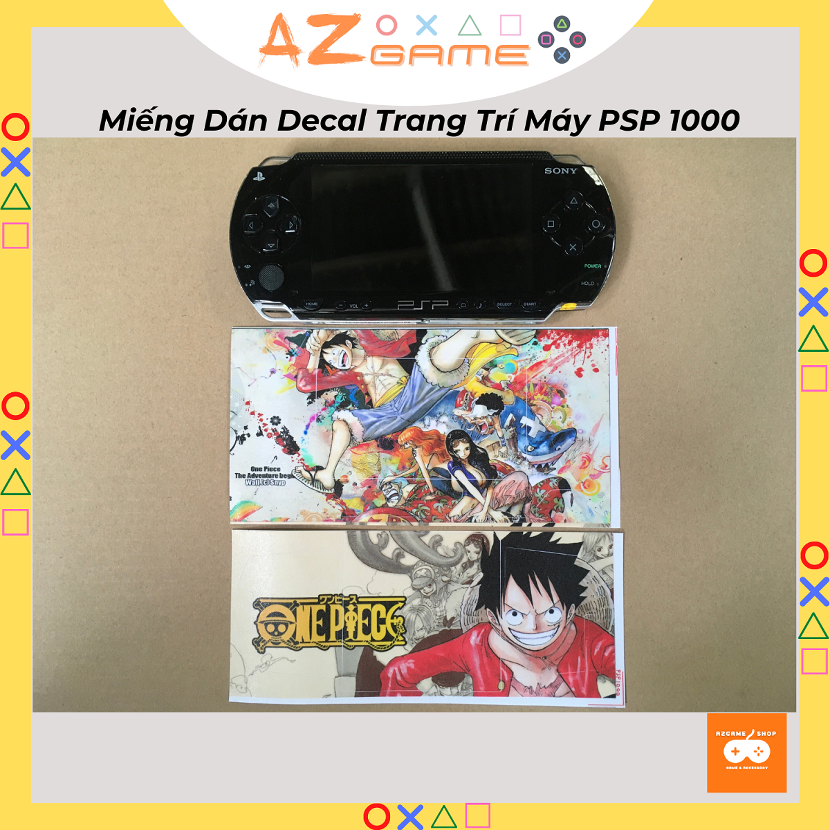Skin dán decal trang trí máy psp 1000 cao cấp