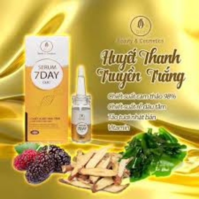 HUYẾT THANH TRUYỀN TRẮNG OLIC 7 DAY ( dưỡng trắng da chuyên sâu, bao tetx hàng, đủ tem)