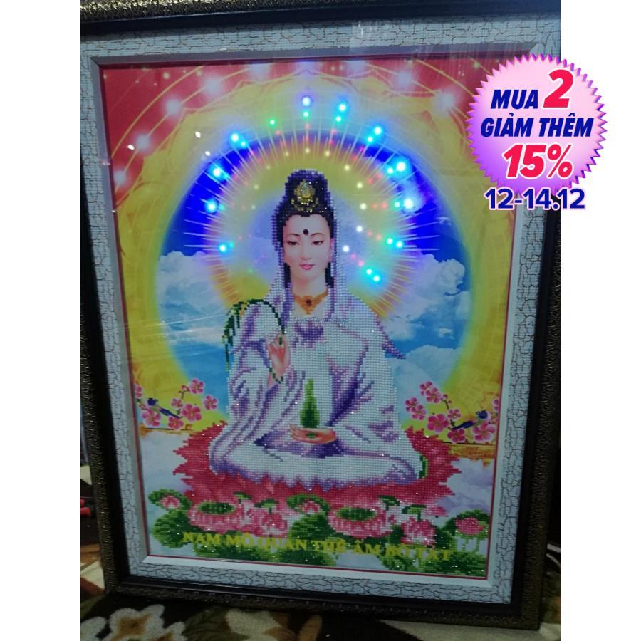 TRANH ĐÍNH ĐÁ QUAN ÂM CHÚ Ý: KHÁCH TRANH MUA VỀ TỰ ĐÍNH