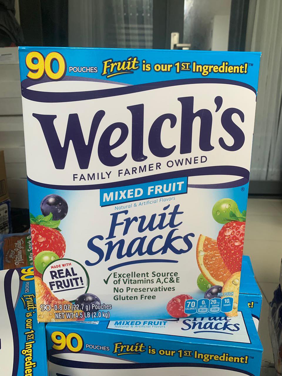 Kẹo Dẻo Welch’s Fruit Snacks 90 Gói