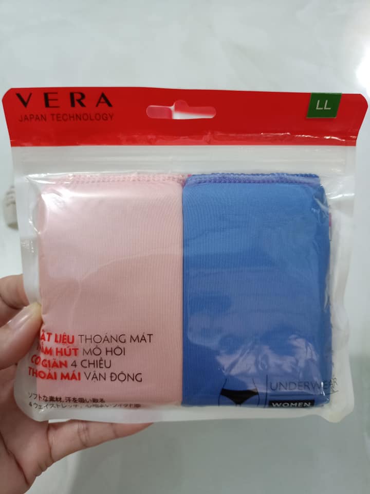 Combo 2 Quần Lót Nữ Thun Lạnh Vera (giao màu ngẫu nhiên)