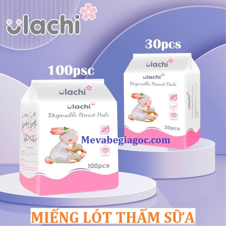 (Đơn 29K Freeship 15K) 30 - 100 Miếng thấm sữa Ulachi dùng 1 lần siêu mỏng & siêu thấm hút NAM2