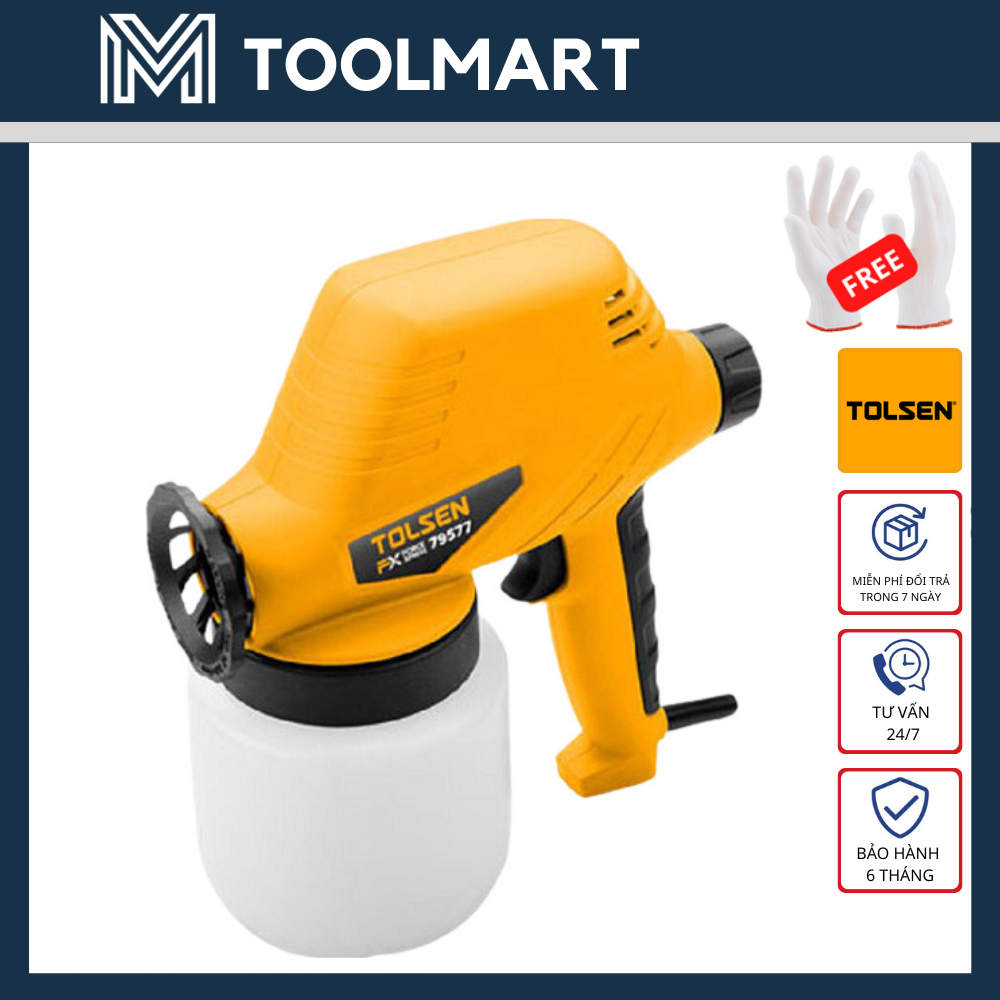 MÁY PHUN SƠN ĐIỆN TỪ TOLSEN 79577 - HÀNG CHÍNH HÃNG - TOOLMART