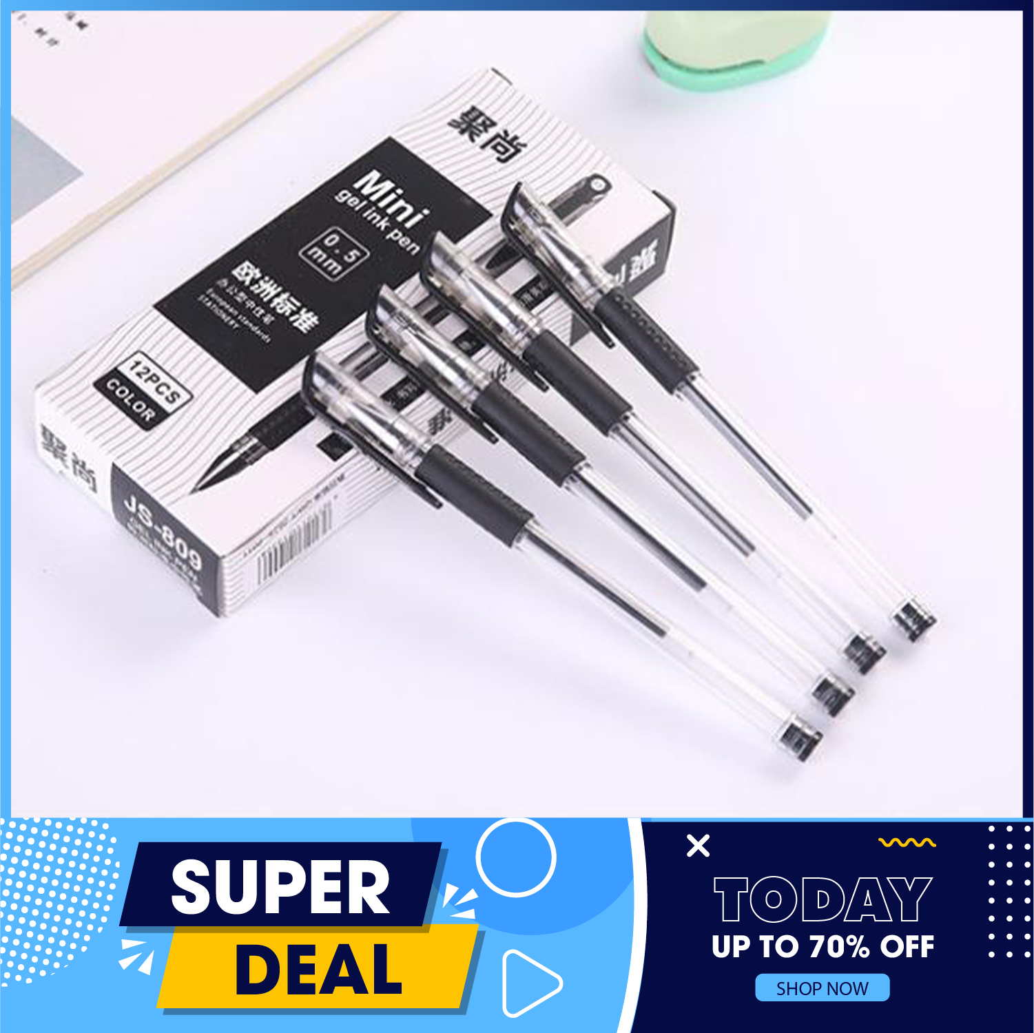 BỘ 30 Bút bi mực nước, bút bi cao cấp nhiều màu, Bút Mực Nước-Bộ 30 Bút Bi Nước Siêu Bền, Bút Bi Mực Nước Xanh, Đen