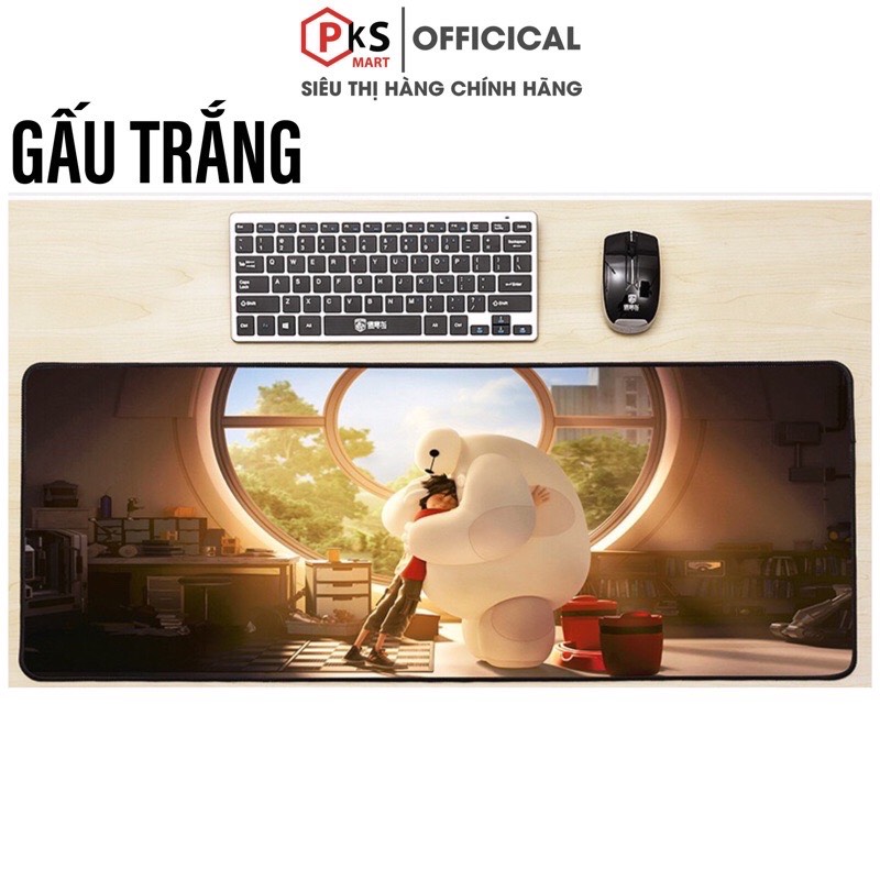 Lót Chuột, Pad Chuột Gaming Cỡ Lớn, Nhỏ ASUS-ROG 80x30x2mm 210x260x2mm Bo Viền Chắc Chắn Đế Cao Su - PKSMART