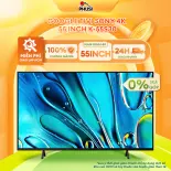 [Miễn phí lắp đặt] K-55S30 - Google Tivi Sony 4K 55 inch K-55S30 Remote có đèn nền tích hợp micro tìm kiếm giọng nói - Hàng Chính Hãng