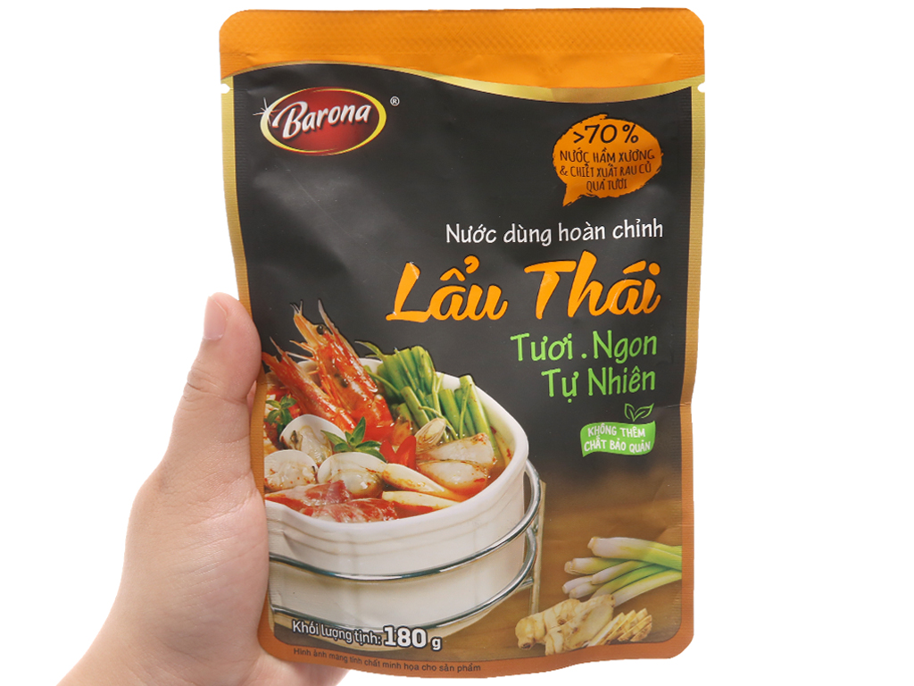 Nước dùng hoàn chỉnh Lẩu Thái Barona
