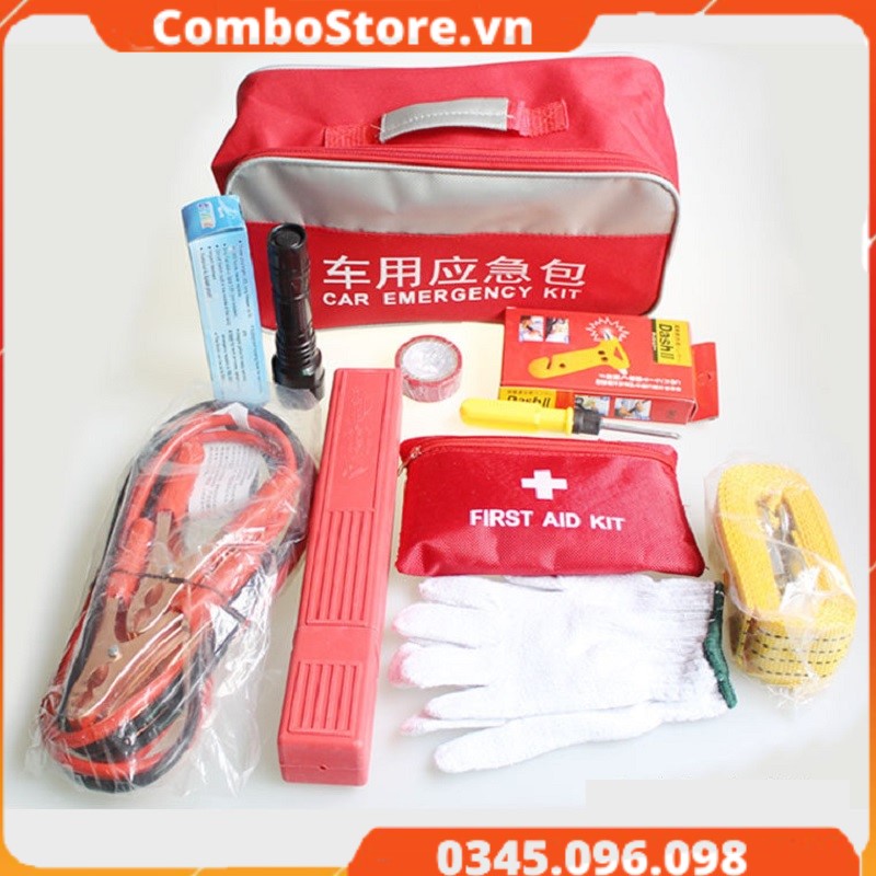 Bộ dụng cụ cứu hộ ô tô 9 món – khẩn cấp – chuyên dụng