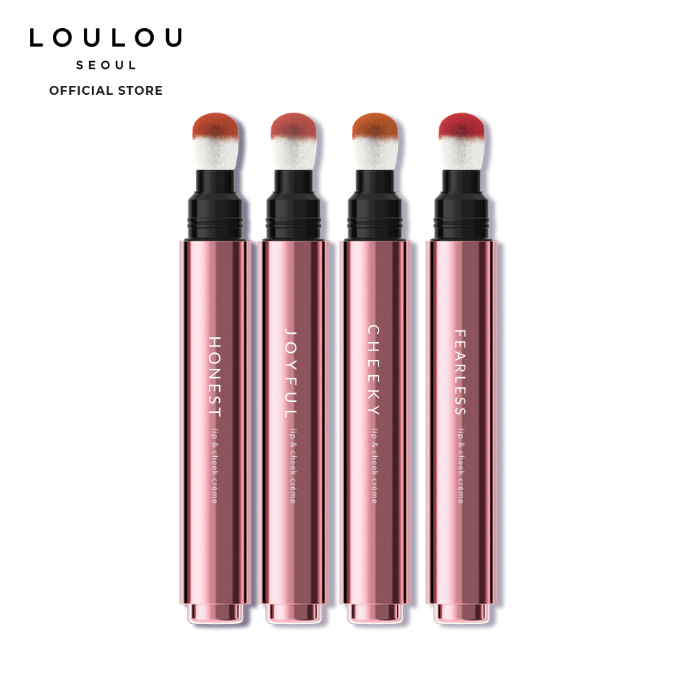 Bộ 4 cây son kem lì dạng bấm Loulou GIRLSCODE - Fearless, Honest, Joyful, Cheeky và HoloBag - chiếc túi trendy của mùa hè dành riêng cho Loulette.(2.2g x4 +10g)