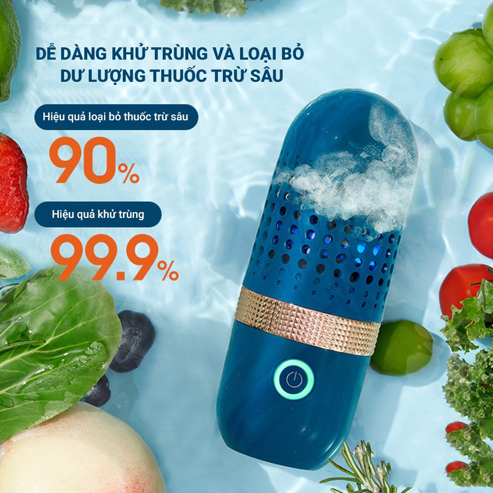 Click Vào Mua Store LazMall Chính Hãng Máy Sục Ozone Rửa Thực Phẩm. Máy Khử Trùng, Tiệt Trùng Thực Phẩm Xiaomi Donlim - Máy Rửa Trái Cây, Rau Củ Quả, Thịt, Cá - Loại Bỏ Chất Độc Hại Máy Khử Trùng Hoa Quả Không Dây Pin sạc 4400mAh . Hàng Chính Hãng .