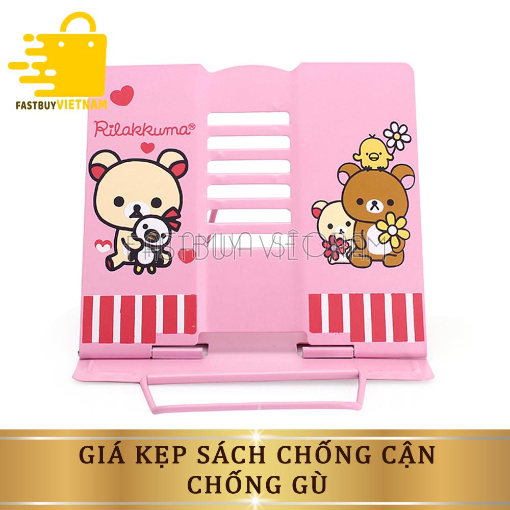 Giá kẹp sách chống cận thị thông minh, giữ sách, vở chắc chắn cho bé học tập