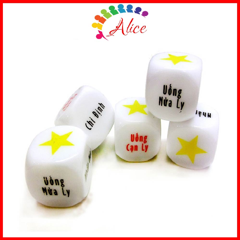 [HCM]Combo 3 viên xúc xắc xí ngầu uống bia