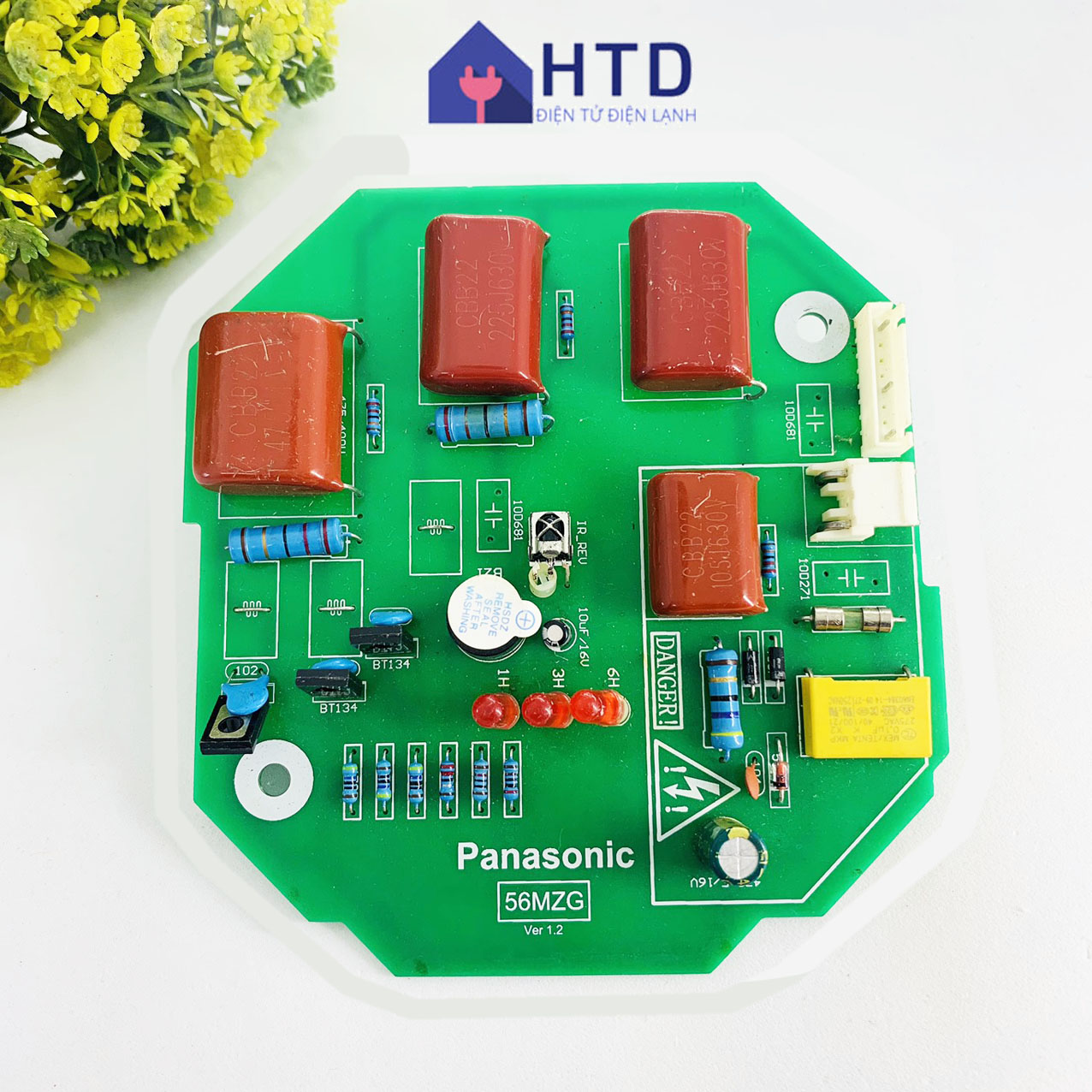 Board mạch khiển quạt trần 4 cánh PANASONIC - Vỉ quạt Pana 4 cánh quạt trần