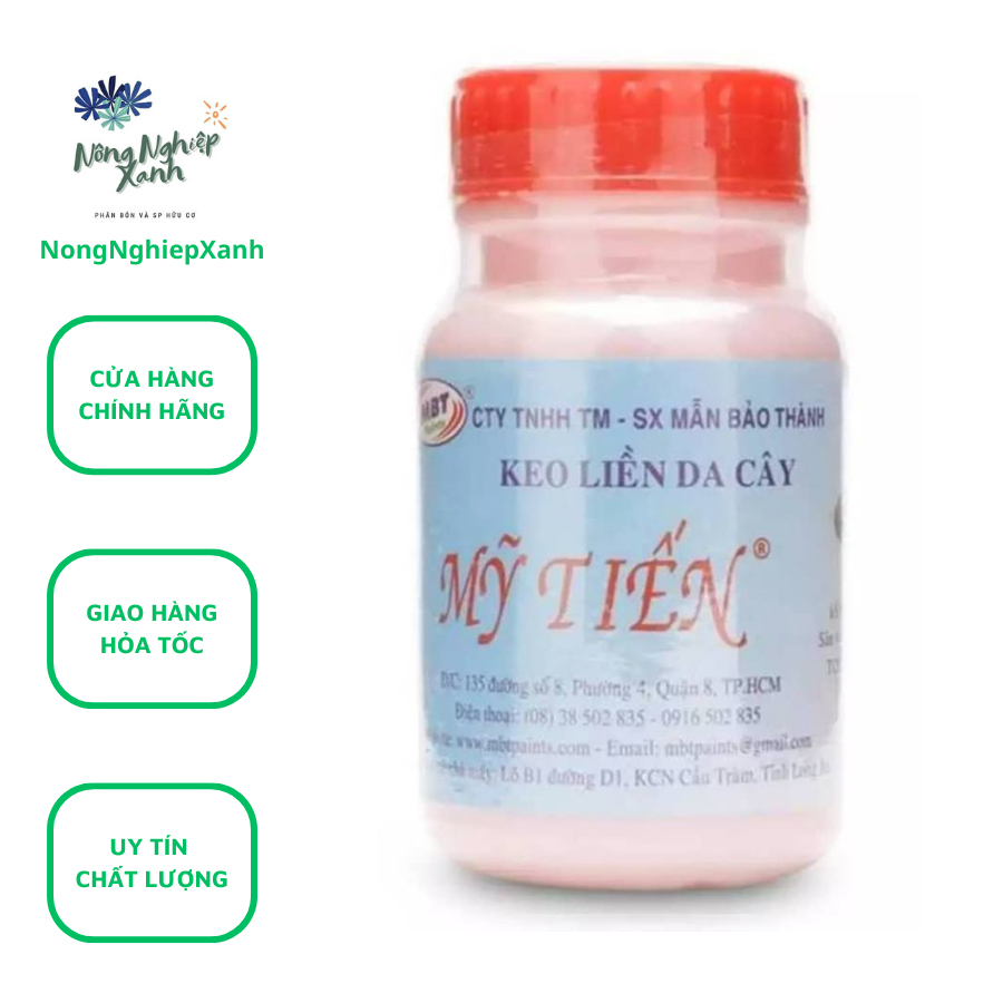 Keo liền da cây Mỹ Tiến hũ 100gr