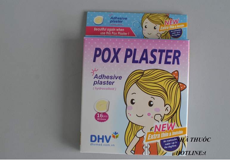 Miếng dán mụn Pox Plaster 16 miếng 1 hộp