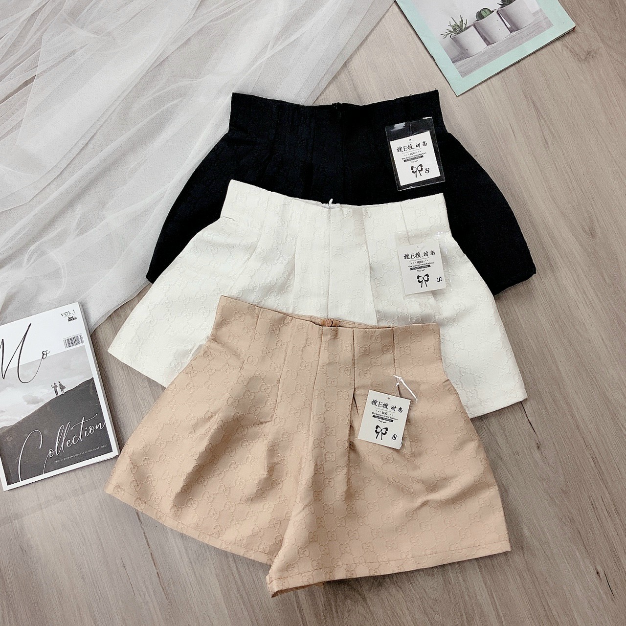 Quần GC Xếp Ly,Quần Short Nữ Quảng Châu,LY STORE