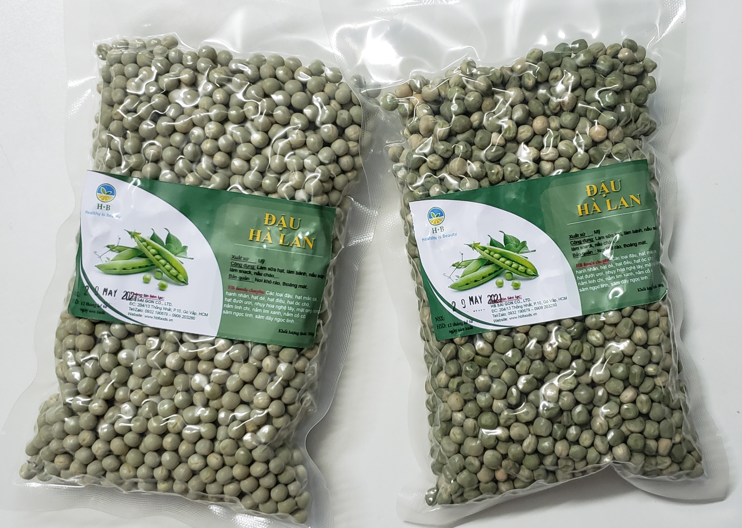 Đậu Hà Lan (Pea) khô - Nhập khẩu Mỹ - 500g