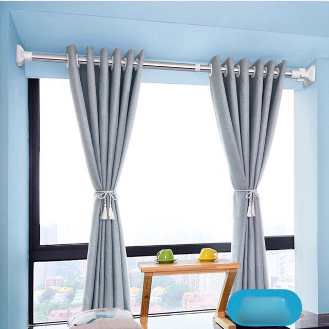 Thanh treo đồ, cây ( gậy) phơi đồ gấp gọn đa năng, Thanh treo quần áo không cần bắt vít, không cần khoan đục, thanh treo đồ thông minh cố định gắn chặt tường, chắc chắn chịu lực tốt