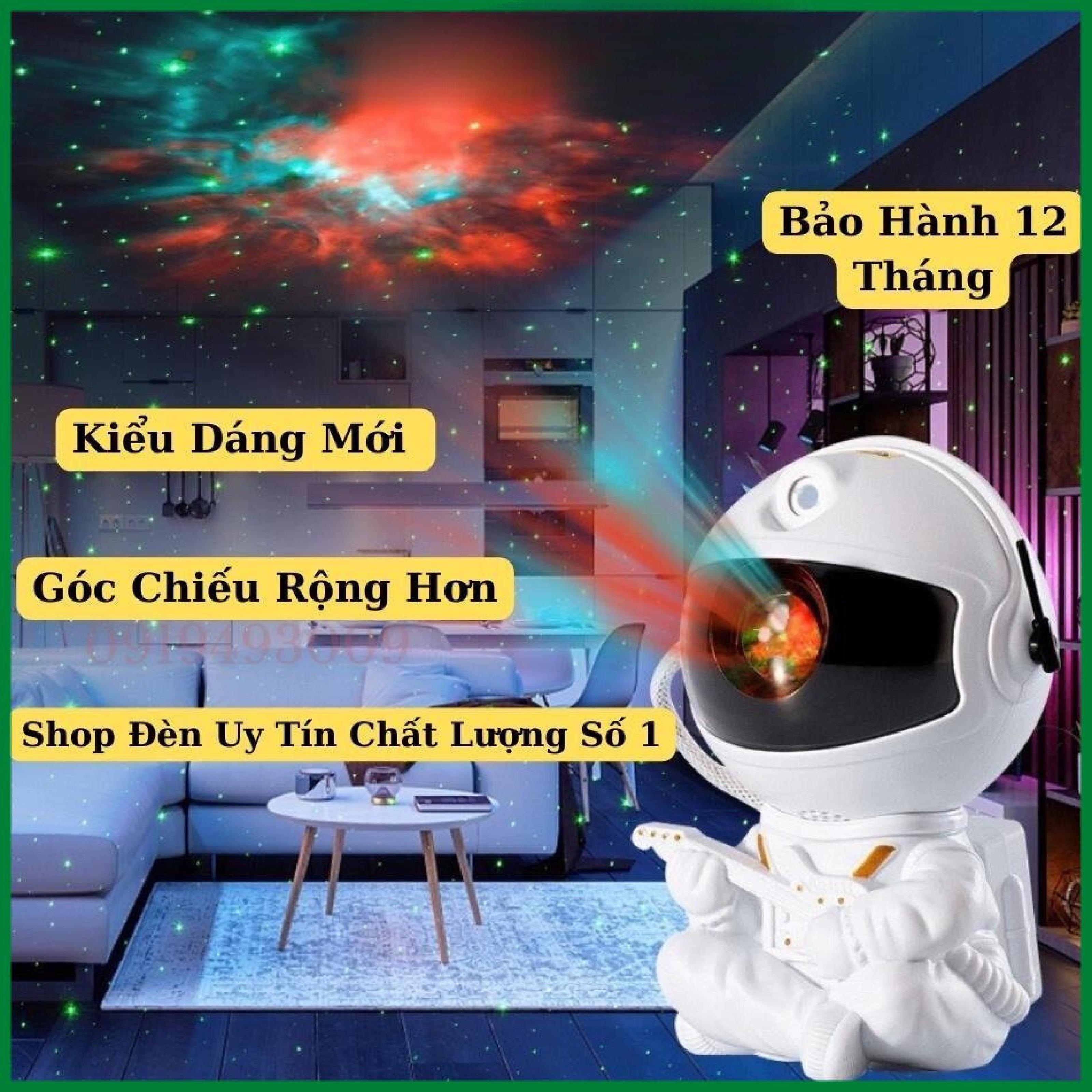 Đèn phi hành gia ngồi mẫu mới 2023 đèn chiếu sao thiên hà máy chiếu sao hình phi hành gia